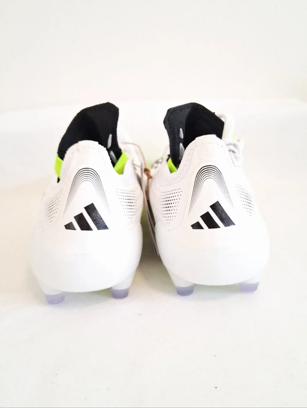Adudas Predator Elite FG White Yellow Soccer Cleats